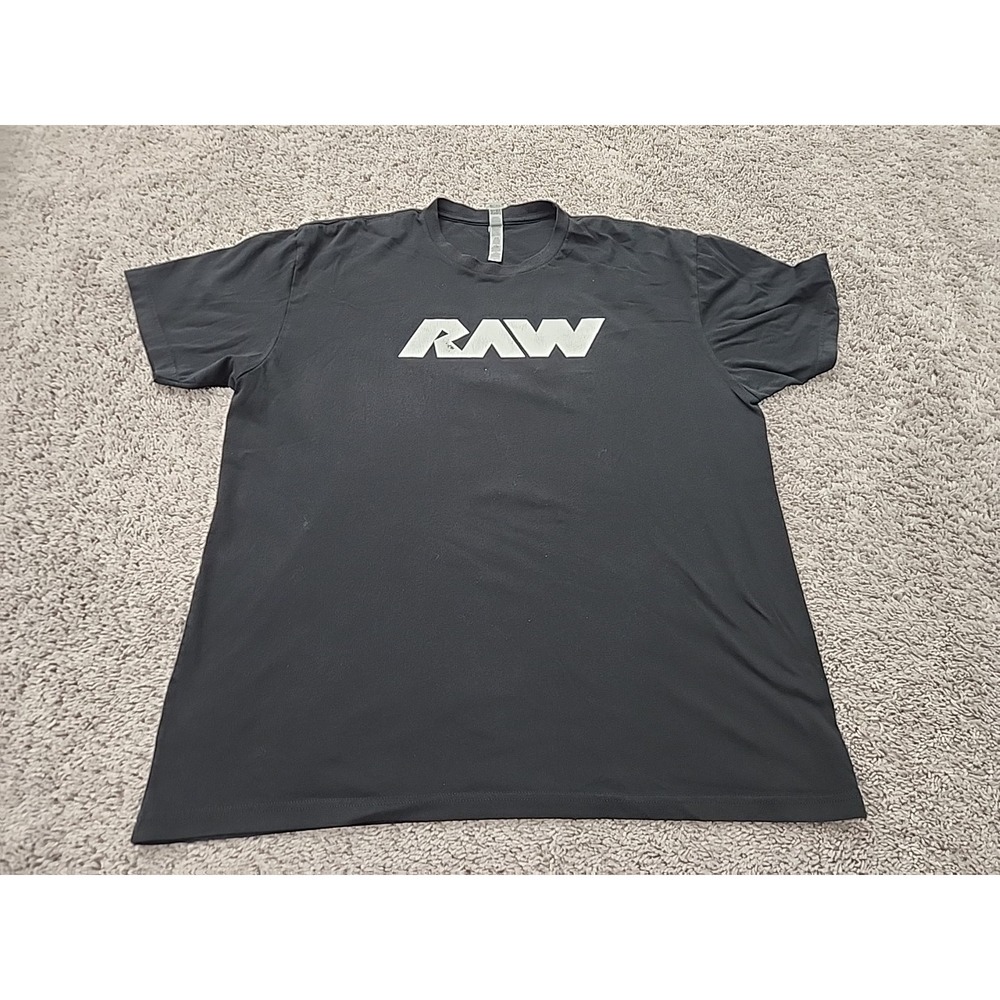 Next Level Apparel T Shirt Mens XL Black Raw Graphic Streetwear Activewear